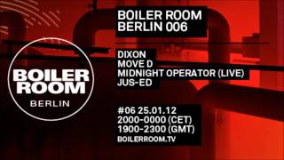 Midnight Operator live @ Boiler Room 006 Berlin 25.01.2012