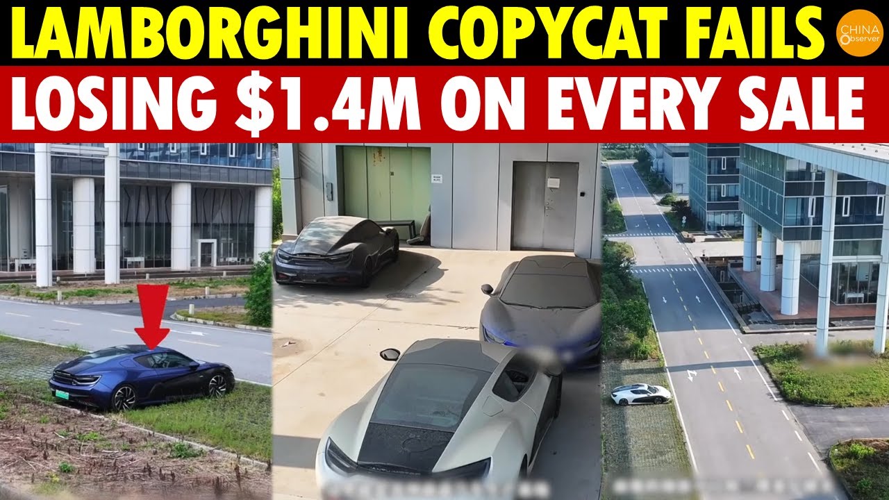 China’s Worst EV Loss: Lamborghini Copycat Fails, Losing $1.4M on Every Sale