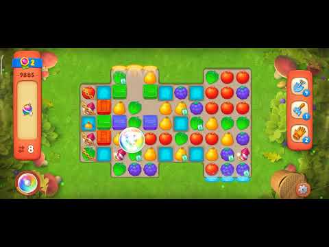 Gardenscapes level 9885 super hard level