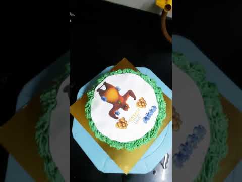 Grizzy and Lemmings Cake made by Neelam