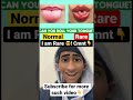 Normal vs rare tongue challenge! Comment👇 #shorts #youtubeshorts
