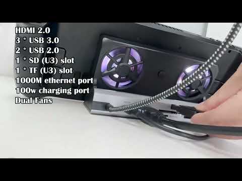 steam deck, rog ally, legion go 10-in-1 docking station