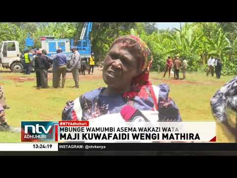 Zaidi ya wakazi 2000 Mathira kunufaika na mradi wa maji