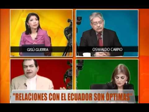 Panelista Naguib Ciurlizza: Relaciones con el Ecuador son óptimas.
