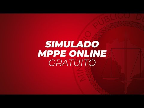 SIMULADO MPPE ONLINE - GRATUITO