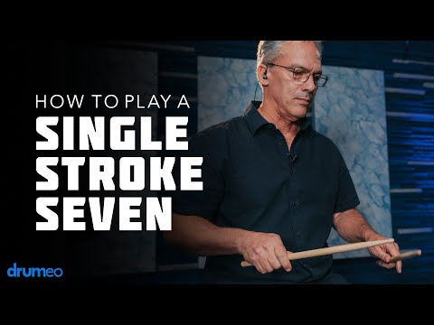 How To Play A Single Stroke Seven - Drum Rudiment Lesson