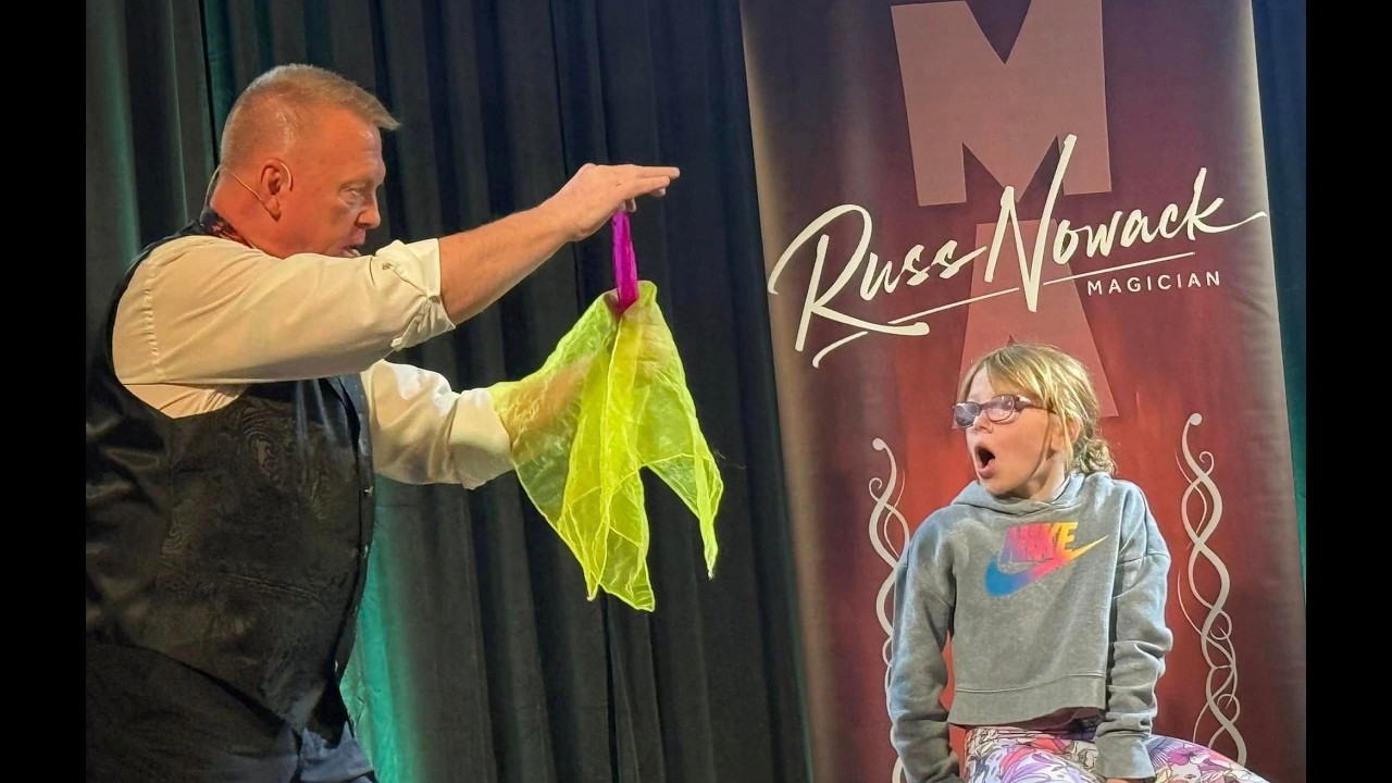 Promotional video thumbnail 1 for Magician Russ Nowack - Hocus Pocus Entertainment