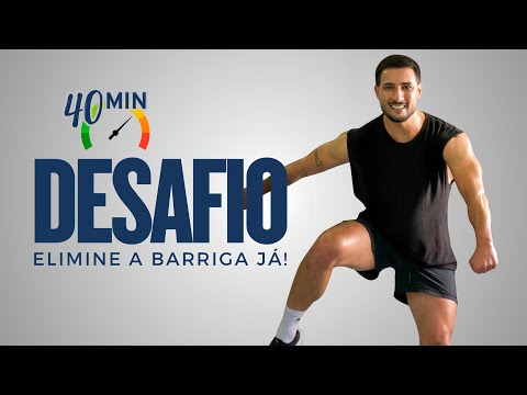 40 MIN HIIT CHALLENGE to lose belly fat while burning LOTS of calories - no equipment