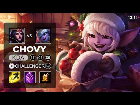 Chovy Tristana vs LeBlanc Mid - KR Challenger - Patch 13.12 Season 13