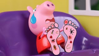 Peppa Pig tiene bichos en los pies 💗 Dibujos an