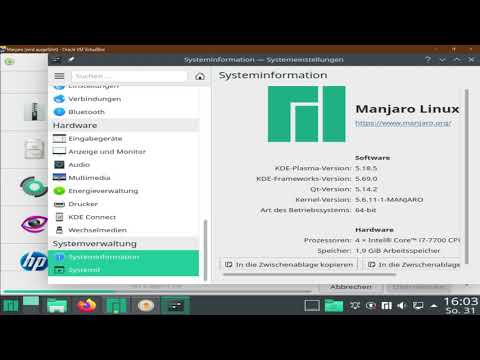 Manjaro Linux mit KDE Plasma ausprobiert