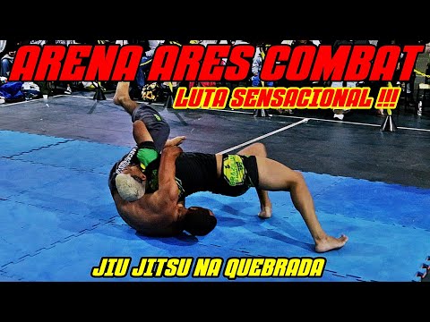 JIU JITSU NA QUEBRADA -  "LUTAÇA" -  "NoGi"  LUTAS CASADAS - ARENA ARES COMBAT.