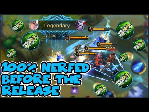 INSANE LANCELOT 1000 ATTACK DAMAGE | MUST BE NERFED! (KDA 21/1/1) Mobile Legends