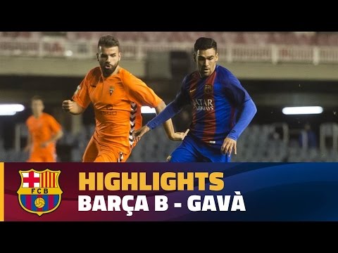 [HIGHLIGHTS] FUTBOL (2AB): FC Barcelona B – Gavà (4-0)