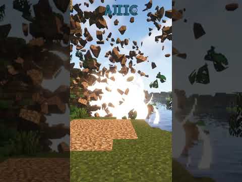 Ajiic - 💥 Minecraft Witch Hut TNT Demolition! Insane Blast in a FLASH! 🧙‍♀️ #Shorts