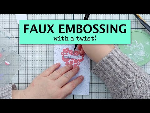Trying Something New - Faux Embossing with a Twist on a New Baby Card [2026/005]