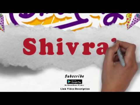 Happy Birthday Shivraj