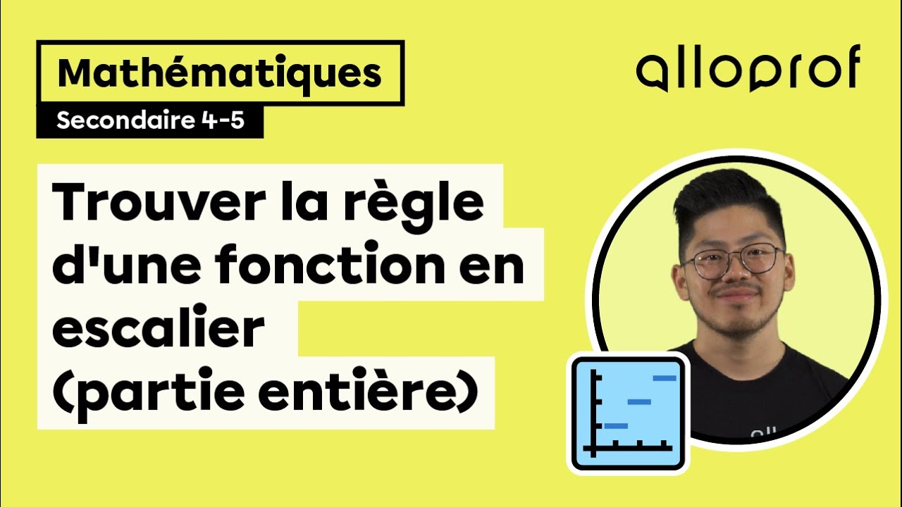Trouver la règle d'une fonction en escalier (partie entière)