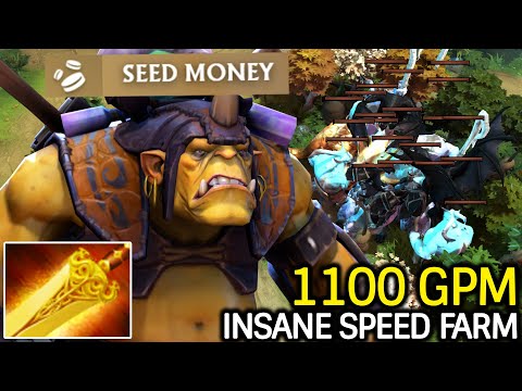 Alchemist 1100 GPM – WTF Speed Farming 12 Min Radiance Dota 2