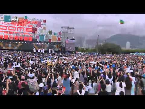 140701 SJ D&E Oppa Oppa HK dome festival Kyuhyun & Siwon