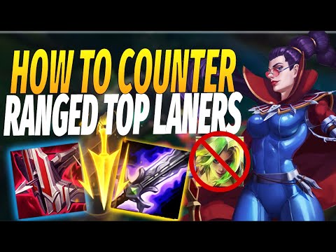 HOW TO COUNTER EVERY RANGED TOP LANERS CHAMPS WITH VAYNE  | LEAGUE OF LEGENDS SEASON  2022