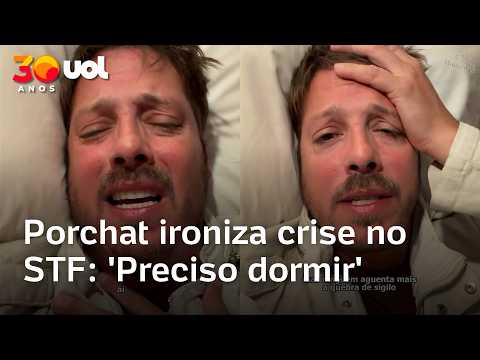 Fábio Porchat ironiza ritmo do STF em caso Master: ‘Jornalista não aguenta mais’