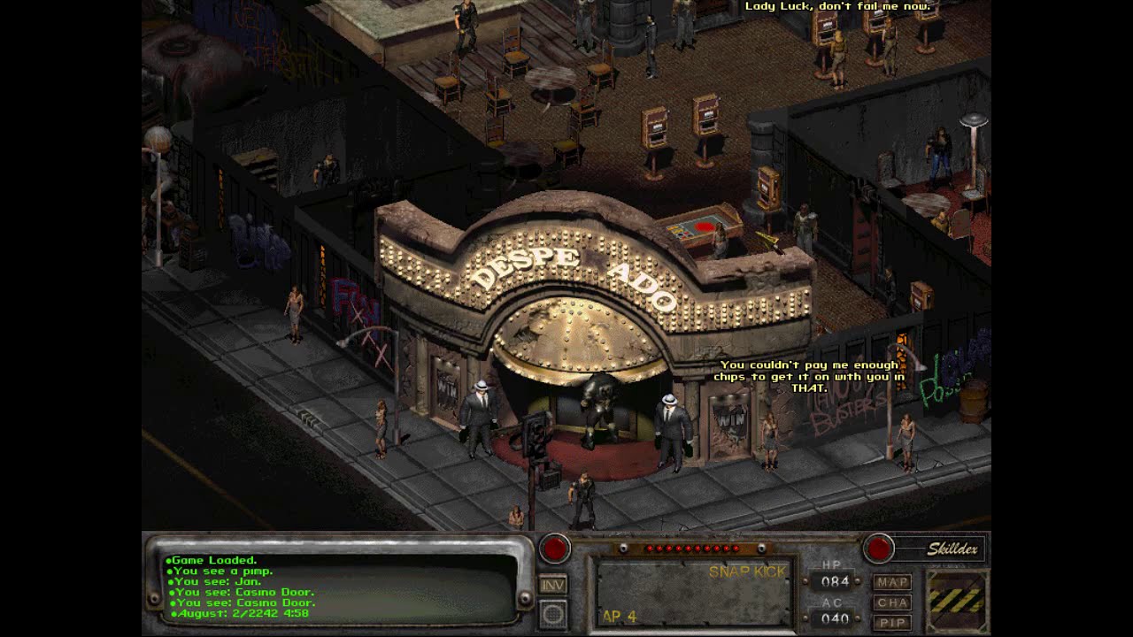 Fallout 2: How to get to the Stables, also to find Myron!