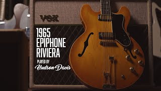 Video thumbnail for 1965 Epiphone Riviera played by Hudson Davis by Carter Vintage Guitars