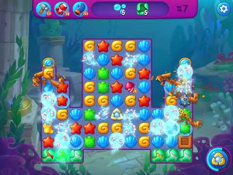 Fishdom Very Hard level 5732 no boosters フィッシュダム ベリーハード [Friend's]