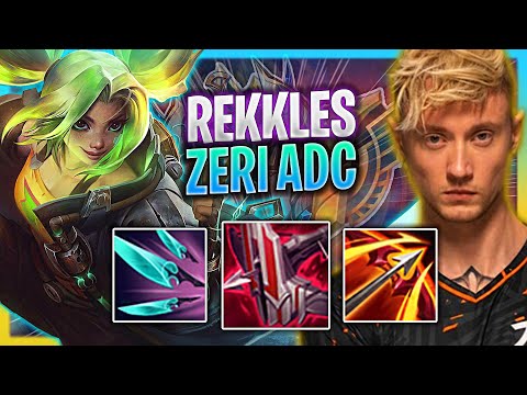 REKKLES IS SO CLEAN WITH ZERI! | FNC Rekkles Plays Zeri ADC vs Xayah!  Season 2023