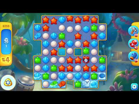 Fishdom 6259 Level - 14 moves - NO BooSTERS