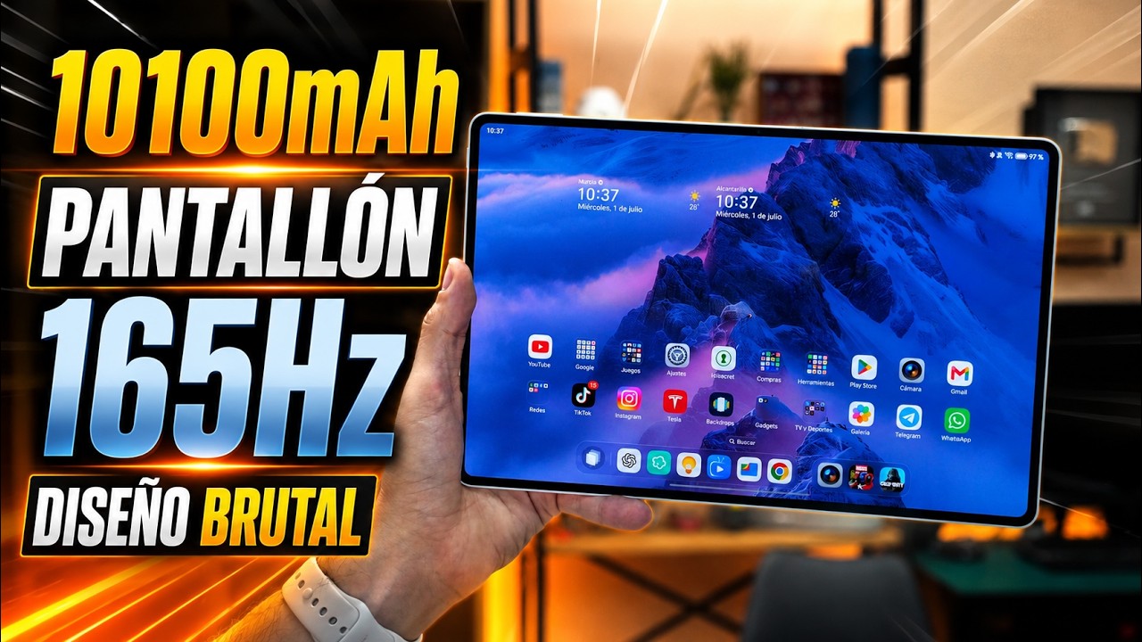 Mi NUEVA TABLET: Potencia, Batería y Sonido BRUTAL | HONOR MagicPad 4