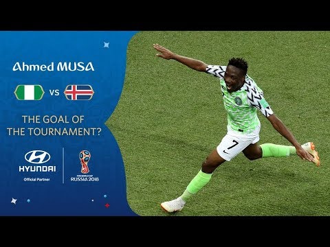 Ahmed MUSA goal vs Iceland | 2018 FIFA World Cup | Hyundai Goal of the Tournament Nominee