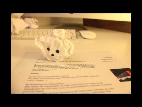 Hausaufgabe Bewerbung Visuelle Kommunikation Weimar Bauhaus -  Universität