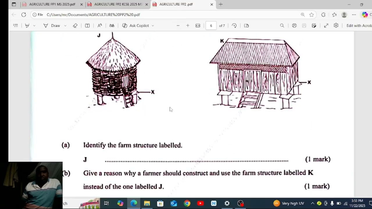 kcse 2025 agriculture paper 2 marking scheme.