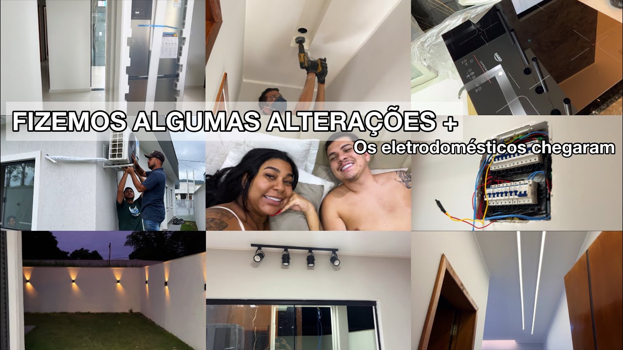 VLOG: Organizamos o quintal| Mexemos na elétrica da casa+ automação com Alexa| os eletro chegaram ✨
