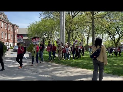 NJ New Brunswick Rutgers University Faculty Strike Update