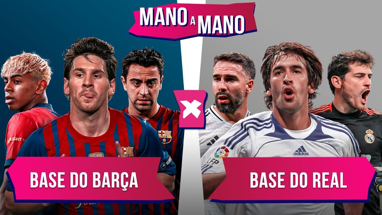 JOGADORES REVELADOS PELO BARCELONA X JOGADORES REVELADOS PELO R. MADRID: QUEM É MELHOR? |MANO A MANO