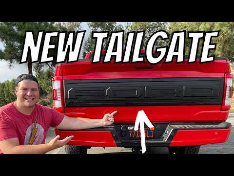 2022 Raptor tailgate Appliqué install and review