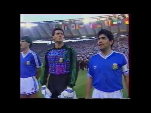 Maradona HIJOS DE PUTA HIJOS DE PUTA en Roma 1990