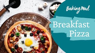 Breakfast pizza