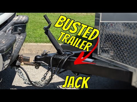 How to Replace a Bent Trailer Jack