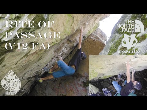Rite of Passage (V12 FA) - Ethan Salvo Sends the Infamous Stairwell Project!