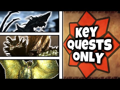 I Beat ALL Of MH4U Doing Only Key Quests!