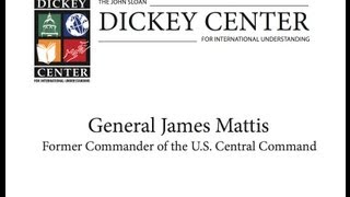 General James Mattis, "In the Midst of the Storm: A US Commander's View of the Changing Middle East"