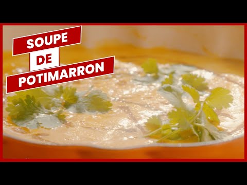 SOUPE DE POTIMARRON ET CURRY ROUGE de Laurent Mariotte