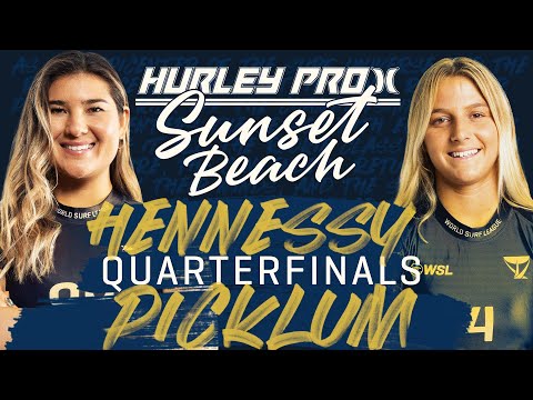 Brisa Hennessy vs Molly Picklum | Hurley Pro Sunset Beach 2023 - Quarterfinals Heat Replay