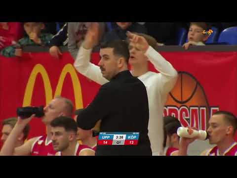 BASKET: SBL KVARTSFINAL 3 UPPSALA - KÖPING 11 APRIL 2025