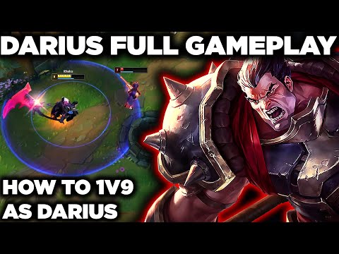 Darius Gameplay With Full Commentary | High Elo | How to Play From Behind | Climb As Darius