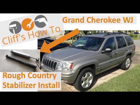 Rough Country Front Stabilizer Install Grand Cherokee WJ
